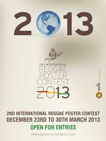 second international reggae poster contest twenty thirteen
