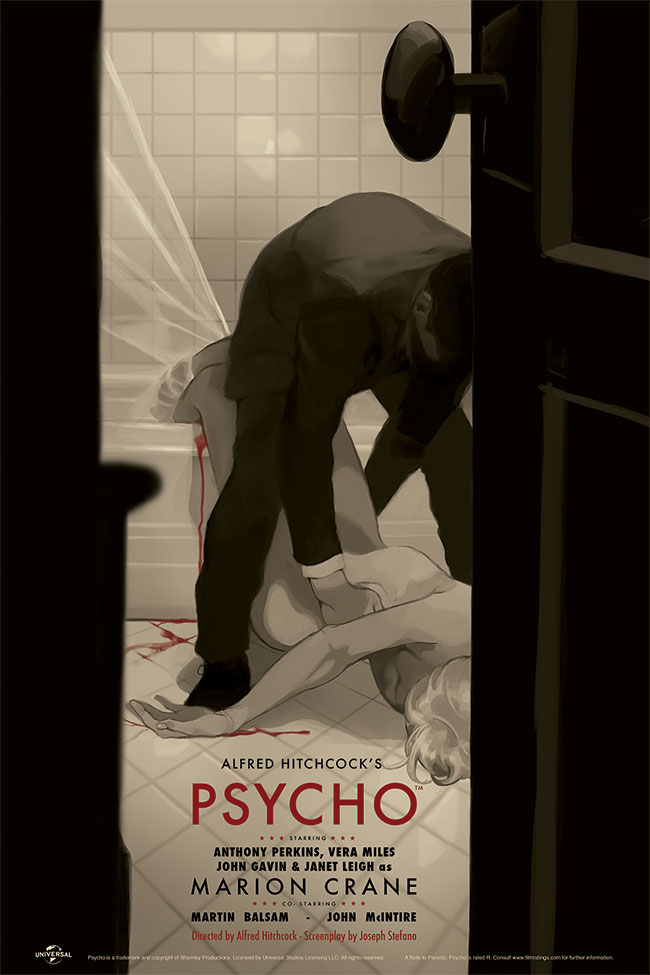 psycho film poster